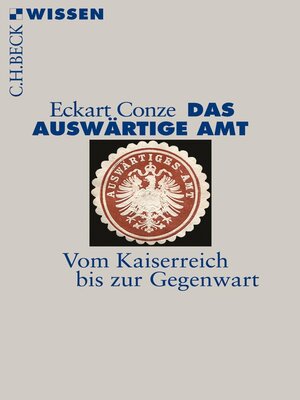 cover image of Das Auswärtige Amt